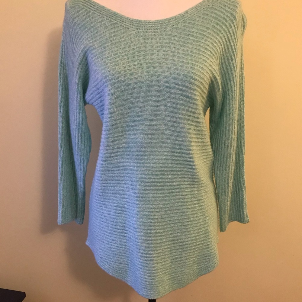 Turquoise dolman sweater
